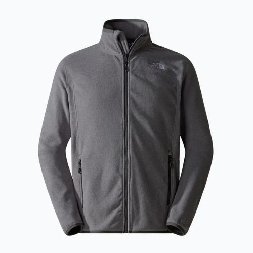 Herren The North Face 100 Glacier Full Zip Sweatshirt mittel grau Heidekraut