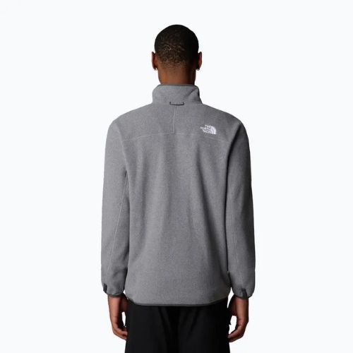 Herren The North Face 100 Glacier Full Zip Sweatshirt mittel grau Heidekraut