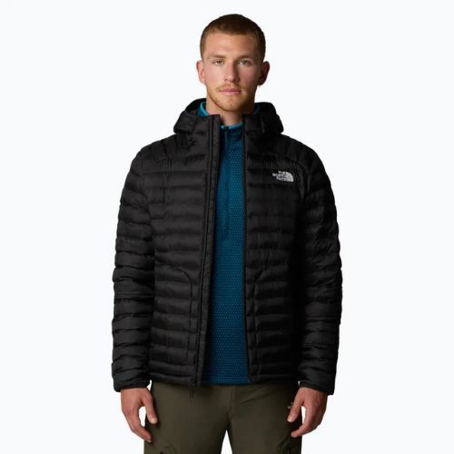 Herren Daunenjacke The North Face Huila Synthetic Hoodie schwarz/asphaltgrau