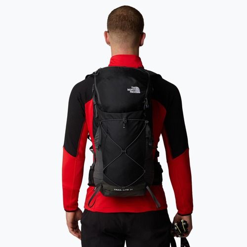 Herren-Trekking-Rucksack The North Face Trail Lite 24 l schwarz/asphaltgrau