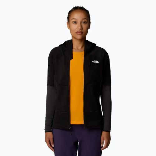 The North Face Damen Stormgap Powergrid Sweatshirt schwarz/ asphaltgrau