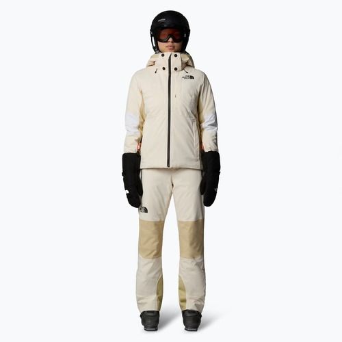 Skijacke Damen The North Face Lenado white dune/gravel/khaki
