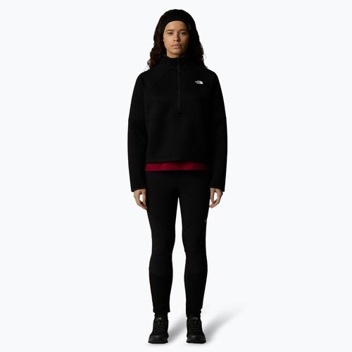 Damen-Trekking-Sweatshirt The North Face Vertical Thermal 1/4 Zip schwarz