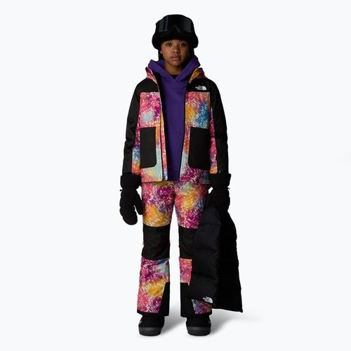 Skihose Kinder The North Face Freedom Insulated radiant poppy blowing wind print