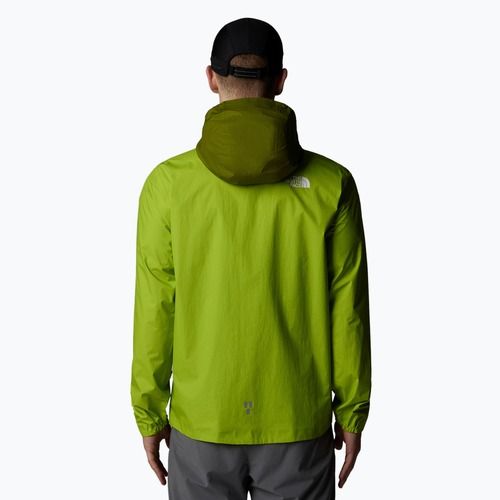 Herren The North Face Higher Run Regen Wiese Gras Laufjacke