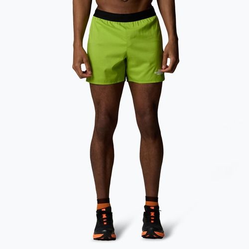 Herren The North Face Breeze 5" Wiese Gras/Eiche grün Laufshorts