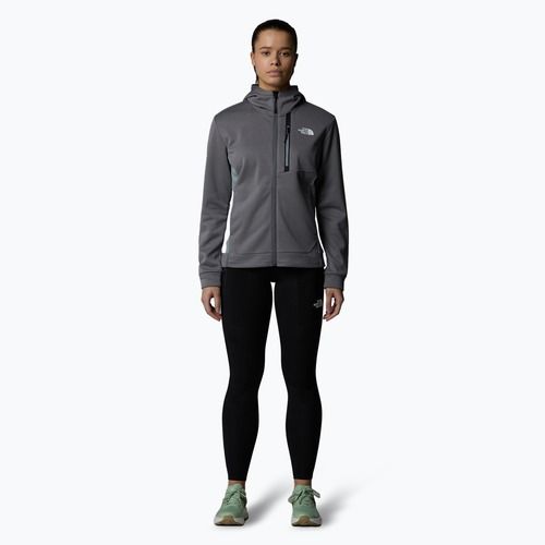Women's The North Face Mountain Athletics FZ Fleece geräuchert Perle / Denkmal grau Sweatshirt