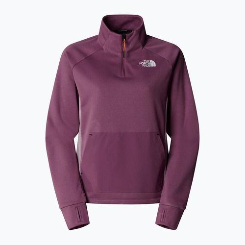 Women's The North Face Mountain Athletics Fleece 1/4 Zip Mitternacht lila / lila Kreide Sweatshirt