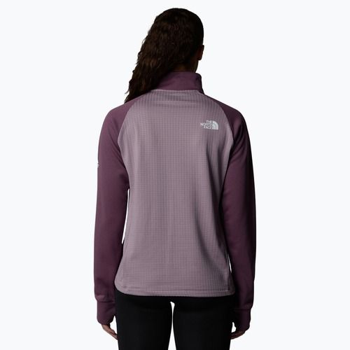 Women's The North Face Mountain Athletics Fleece 1/4 Zip Mitternacht lila / lila Kreide Sweatshirt