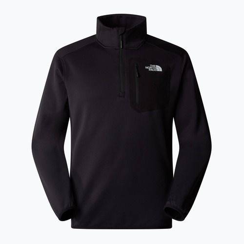 Herren Sweatshirt The North Face Crest 1/4 Zip schwarz