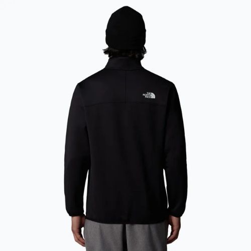 Herren Sweatshirt The North Face Crest 1/4 Zip schwarz