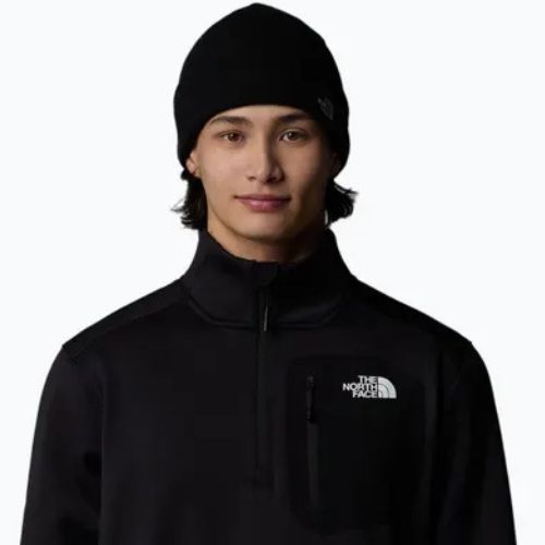 Herren Sweatshirt The North Face Crest 1/4 Zip schwarz