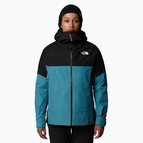 Damen Regenjacke The North Face Jazzi 3L Gtx algenblau/schwarz