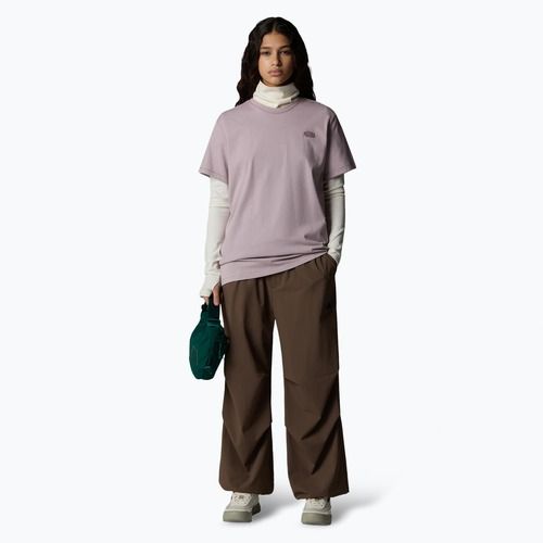 The North Face Natural Dye Damen-T-Shirt lila Kreide natürlichen Farbstoff