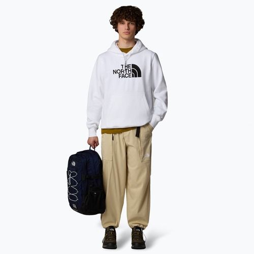 Herren The North Face Drew Peak Pullover Hoodie weiß/schwarz