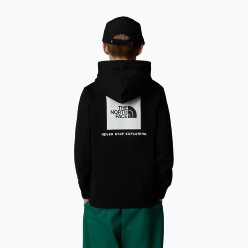 Kindersweatshirt The North Face Teen Redbox Regular P/O schwarz