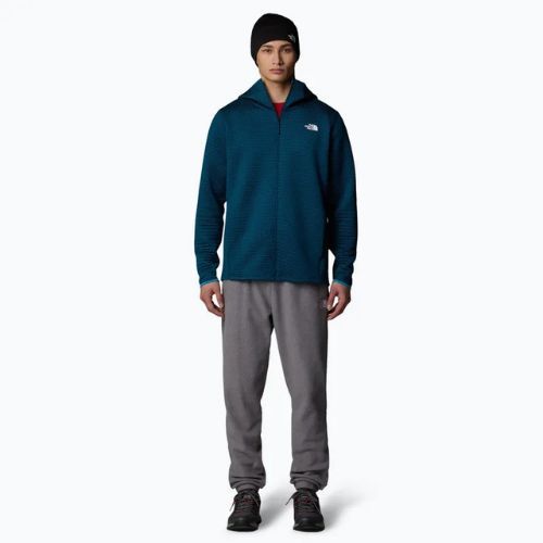 Herren-Trekking-Sweatshirt The North Face Vertical Thermal FZ Hoodie Mitternacht Petrol