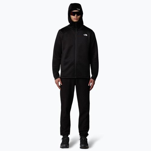 Herren-Trekking-Sweatshirt The North Face Vertical Thermal FZ Hoodie schwarz
