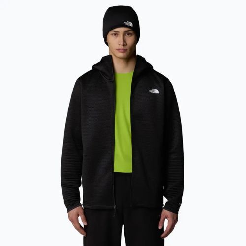 Herren-Trekking-Sweatshirt The North Face Vertical Thermal FZ Hoodie schwarz