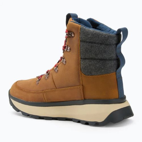 Herren Schneestiefel The North Face Bergen Leather WP timber tan/red