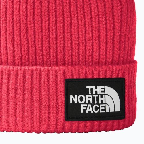 Kinder-Trekkingmütze The North Face TnF Box Logo Cuffed strahlender Mohn