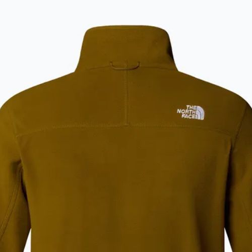 Herren The North Face 100 Glacier Full Zip Sweatshirt Moosgrün