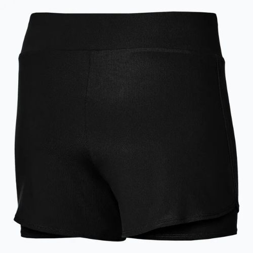 Damen Tennisshorts Mizuno Flex Short schwarz