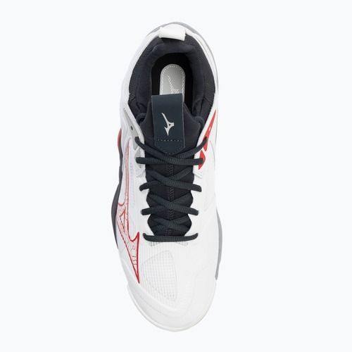 Herren Volleyballschuhe Mizuno Wave Momentum 3 weiß/salsa/schwarz
