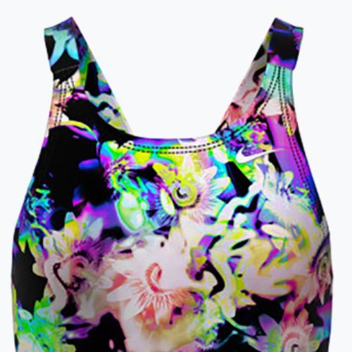 Einteiliger Schwimmanzug Kinder Nike Hydrastrong Multi Print Fastback rainbow