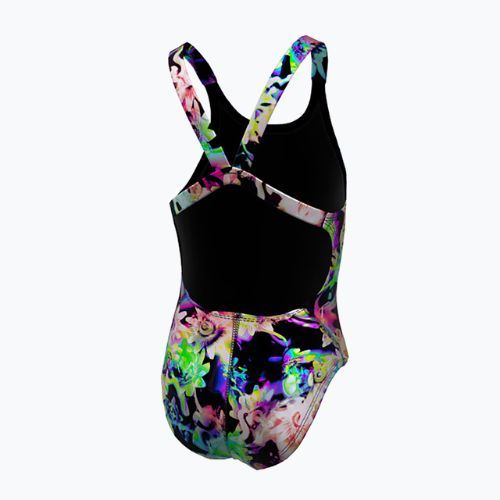 Einteiliger Schwimmanzug Kinder Nike Hydrastrong Multi Print Fastback rainbow