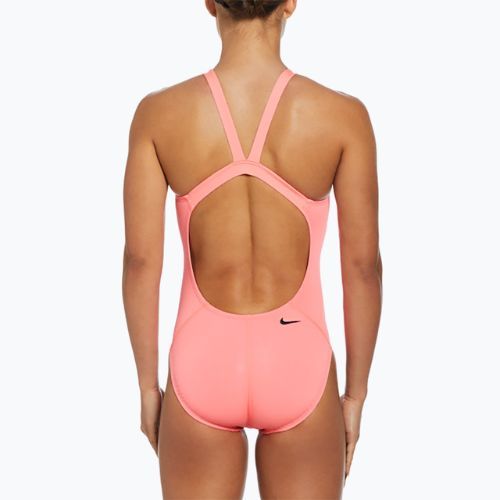 Einteiliger Schwimmanzug Damen Nike Hydrastrong 3D Swoosh Fastback hot punch