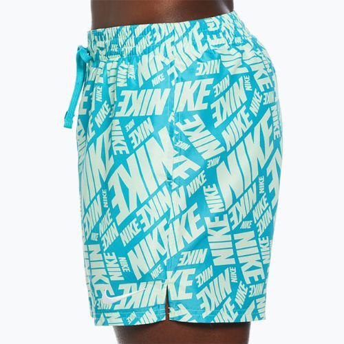 Badeshorts Badehosen Herren Nike Tossed 5" Volley vapor green