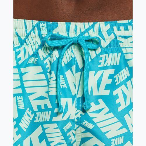 Badeshorts Badehosen Herren Nike Tossed 5" Volley vapor green