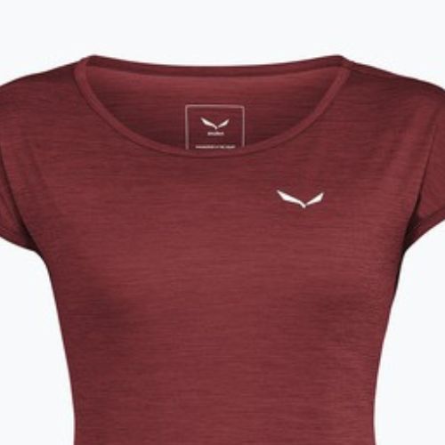 Salewa Puez Melange Dry syrah melange Frauen-T-Shirt