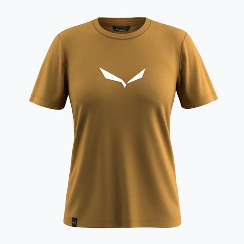 Shirt Damen Salewa Solid Dry golden brown new logo