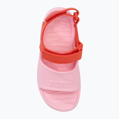 PUMA Divecat v2 Injex PS Kindersandalen rosa flieder/aktiv rot