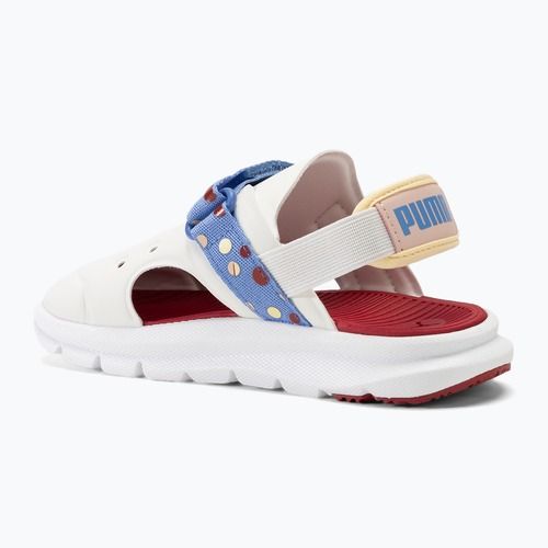 PUMA Evolve Summer Camp AC PS Kindersandalen warm weiß/blauer Himmel/Kamille