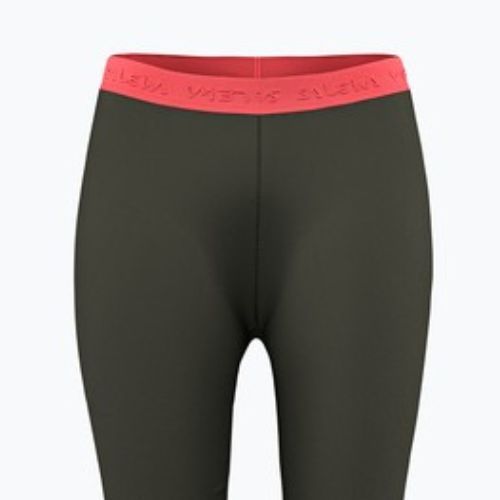 Thermo Hose Damen Salewa Cristallo Warm AMR 3/4 dark olive