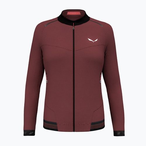 Sweatshrit Hoodie Trekking Damen Salewa Pedroc PL 2 syrah
