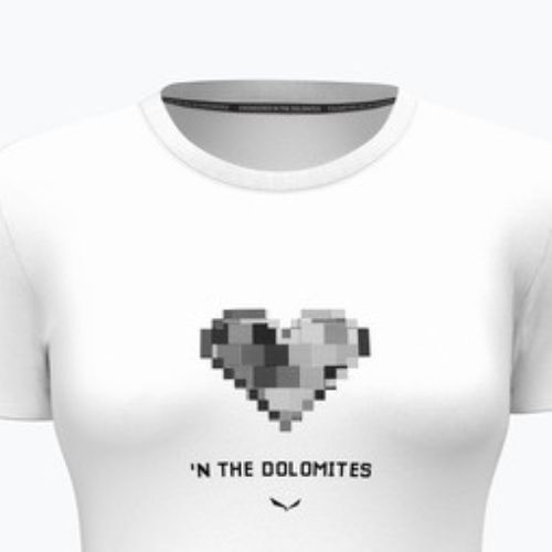 Shirt Damen Salewa Pure Heart Dry white
