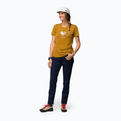 Shirt Damen Salewa Pure Heart Dry golden brown