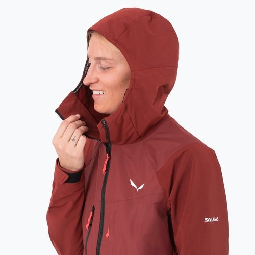 Softshell Jacke Damen Salewa Sella DST Hyb syrah