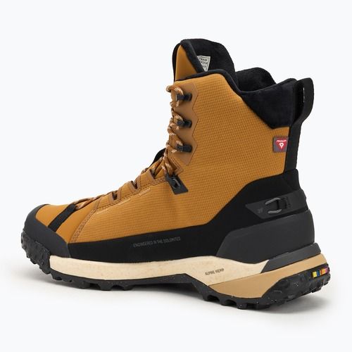 Trekking Wander Schuhe Herren Salewa Puez Winter Mid Ptx golden brown / black