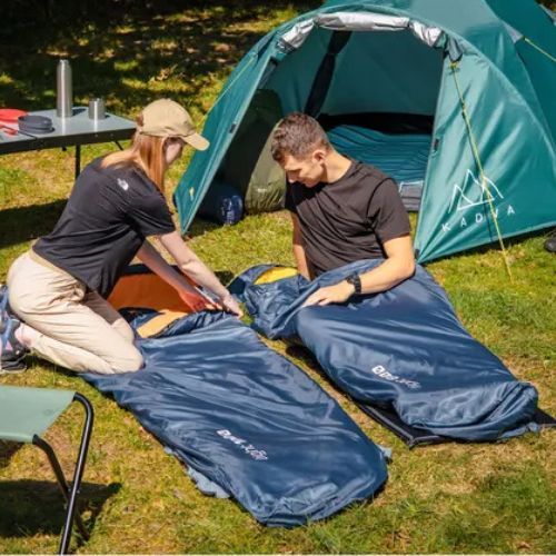 Schlafsack KADVA Light 1000 R rechts dunkelblau