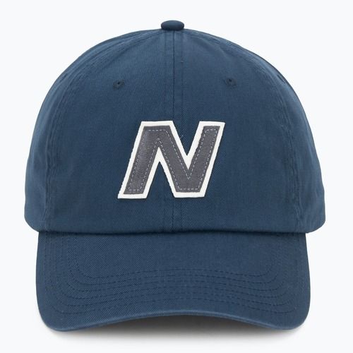 Neue Balance V990 Block N gebogene Krempe Marine Baseballkappe