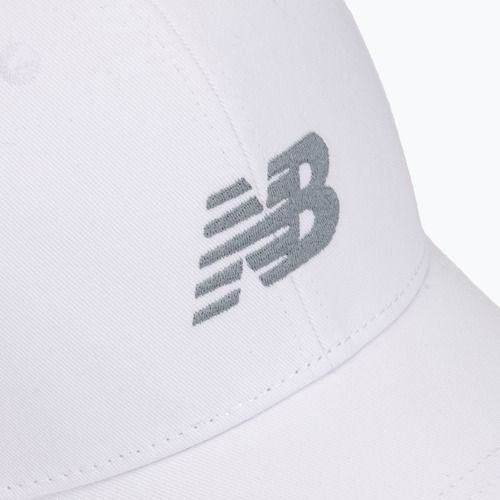 Neue Balance 6 Panel strukturierte Snapback Kappe weiß