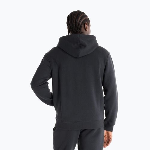 Herren New Balance Core Brushed Full Zip Sweatshirt schwarz
