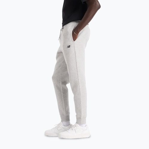 Herren New Balance Fleece Jogger Hose sportlich grau