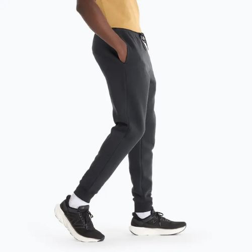 Herren New Balance Fleece Jogger Hose schwarz