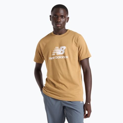 Männer New Balance Stacked Logo große Ebenen T-Shirt